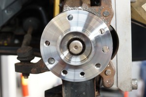 New Hub Installed into Steering Knuckle